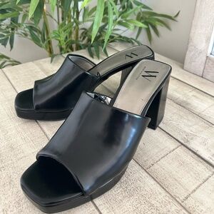 Worthington Women's Lapaz Heeled Sandals Black Size 7.5 M